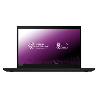 Circular Computing Lenovo ThinkPad T14 Intel® Core™ i5 i5-10210U Laptop 35.6 cm (14") Full HD 16 GB DDR4-SDRAM 256 GB SSD Wi-Fi 6 (802.11ax) Windows 11 Pro UK English Black view 1
