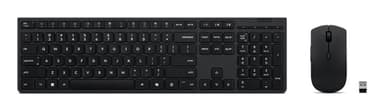 Lenovo 4X31R64316 keyboard Mouse included Office RF Wireless + Bluetooth QWERTY US English Grey view 1