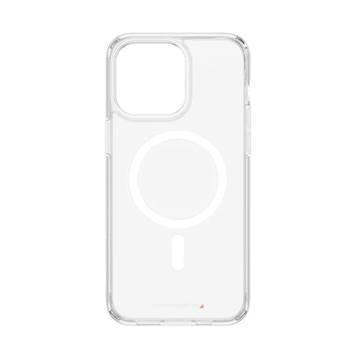 PanzerGlass ® HardCase Transparent w. White MagSafe & D3O® iPhone 15 Pro Max