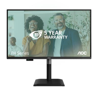 AOC Q27P4CV computer monitor 68.6 cm (27") 2560 x 1440 pixels Quad HD LED Black view 5