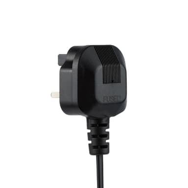StarTech.com 6ft (2m) UK Laptop Power Cable, BS 1363 to C7, 2.5A 250V, 18AWG, Black, UK Laptop Replacement Cord, Printer Power Cable, AC Laptop Charger Cord, Laptop Power Brick Cord view 2