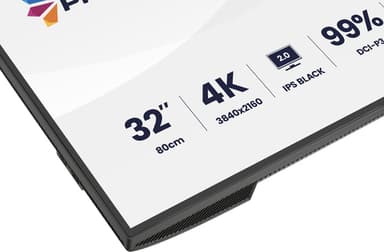 iiyama ProGraphic HB3201UHSNP-B1 computer monitor 80 cm (31.5") 3840 x 2160 pixels 4K Ultra HD Black view 8