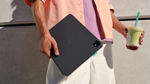 Logitech Flip Folio QWERTY Bluetooth Graphite — 920-013387