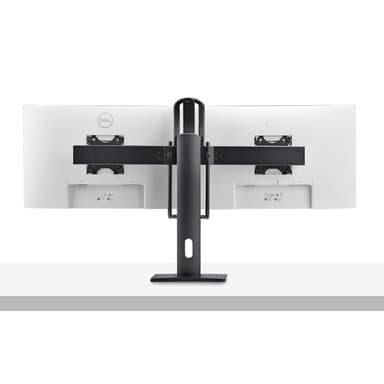 StarTech.com Crossbar Dual Monitor Desk Stand For Double 27-inch Screens, VESA Mount 75x75/100x100, Toolless Height Adjustment, Up To 13.2lb (6kg) Per Display view 4