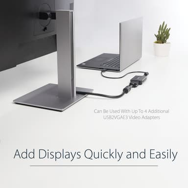 StarTech.com USB 2.0 to VGA Adapter, USB to VGA Monitor Converter for Windows, 1080p (no support for macOS/ChromeOS/Linux) - TAA view 10