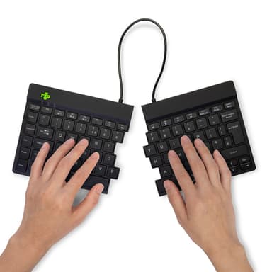 R-Go Tools Ergonomic keyboard R-Go Split Break with break software, ergonomic split keyboard, QWERTY (UK), Bluetooth, black view 4