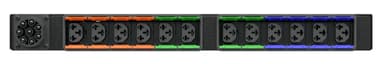 Vertiv Geist DU05M1R1-12CF17-1S02A9H00-S power distribution unit (PDU) 12 AC outlet(s) 0U Black view 1