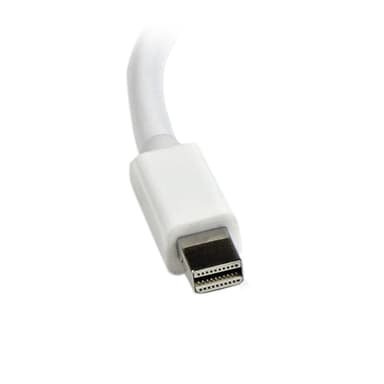 StarTech.com Mini DisplayPort to VGA Adapter - Active Mini DP to VGA Converter - 1080p Video - mDP or Thunderbolt 1/2 Mac/PC to VGA Monitor/Projector/Display - mDP 1.2 to VGA Dongle - White view 3