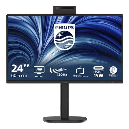 Philips 3000 series 24B2N3200JH/00 computer monitor 60.5 cm (23.8") 1920 x 1080 pixels Full HD LCD Black