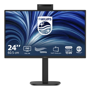 Philips 3000 series 24B2N3200JH/00 computer monitor 60.5 cm (23.8") 1920 x 1080 pixels Full HD LCD Black view 1