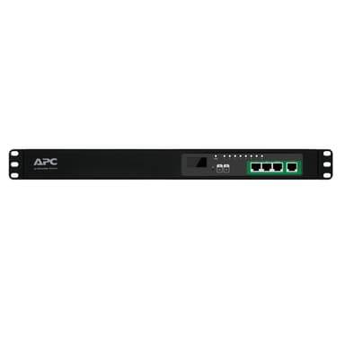 APC Easy Rack PDU, Switched, 1U, 1 Phase, 3.7kW, 230V, 16A, 8 x C13 outlets, IEC60320 C20 inlet view 3