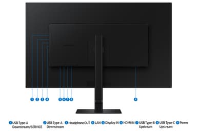 Samsung 37" S80UD UHD USB-C ViewFinity Monitor with KVM Switch view 16