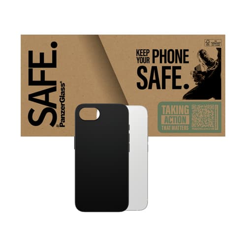 PanzerGlass SAFE. by ® TPU Case Black iPhone 17e | 16e