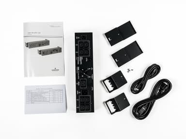 Vertiv 2U MicroPod External maintenance Bypass power distribution unit (PDU) 19 AC outlet(s) Black view 5