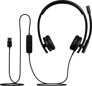 Logitech H570E Headset Wired Head-band Office/Call center USB Type-A Black view 5
