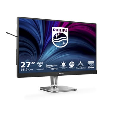 Philips 27B2U4601/00 computer monitor 68.6 cm (27") 2560 x 1440 pixels Quad HD LCD Grey view 4