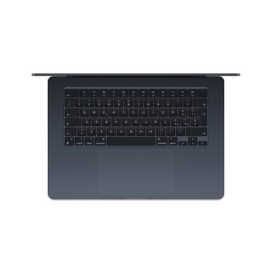 Apple MacBook Air 15-inch : M3 chip with 8-core CPU and 10-core GPU, 24GB, 512GB SSD - Midnight view 2