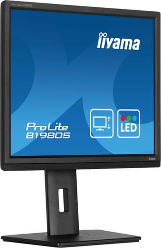 iiyama ProLite B1980S-B1 computer monitor 48.3 cm (19") 1280 x 1024 pixels VGA LED Black view 4