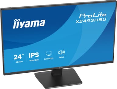 iiyama ProLite X2493HSU-B1 computer monitor 60.5 cm (23.8") 1920 x 1080 pixels Full HD LED Black view 7