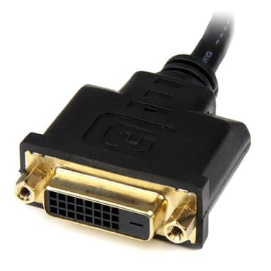 StarTech.com 8in HDMI to DVI-D Video Cable Adapter - HDMI Male to DVI Female view 3