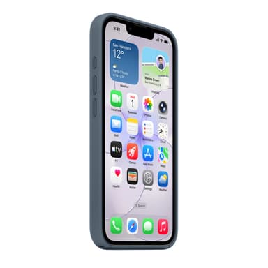 Apple iPhone 17e Silicone Case with MagSafe – Anchor Blue view 4