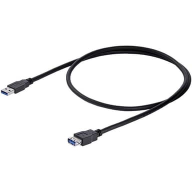 StarTech.com 1m Black SuperSpeed USB 3.0 Extension Cable A to A - M/F view 4