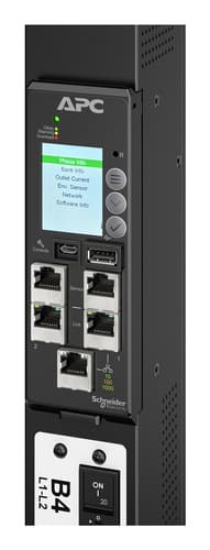 APC NetShelter Rack PDU Advanced Gen 2, Switched, 11.5kW, 3Phase, 11kW 400V 16A or 11.5kW 415V 20A, 520P6, 42 Outlet view 2