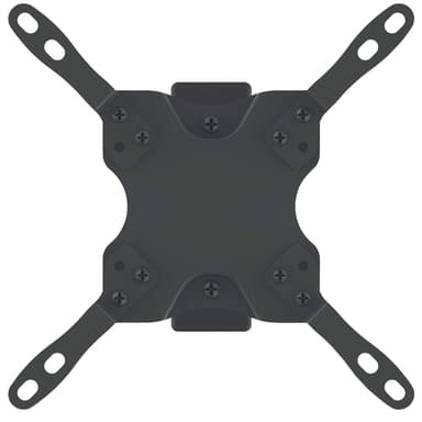 Manhattan Wall Mount for TV & Monitors (Tilt and Swivel 2 pivots), For screens 13" to 42", VESA compatibility: all between 75x75mm to 200x200mm - check the dimensions of the four mounting holes on back of screen to ensure it fits, Max 20kg, Bracket view 2