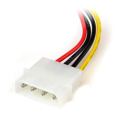 StarTech.com 6in 4 Pin LP4 to Left Angle SATA Power Cable Adapter view 3