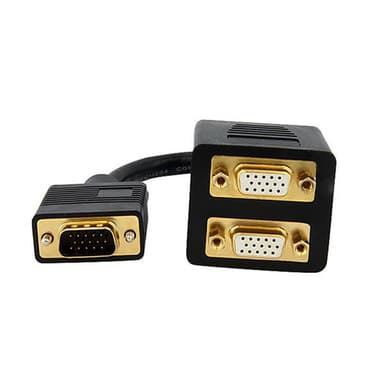 StarTech.com 1 ft VGA to 2x VGA Video Splitter Cable – M/F view 2