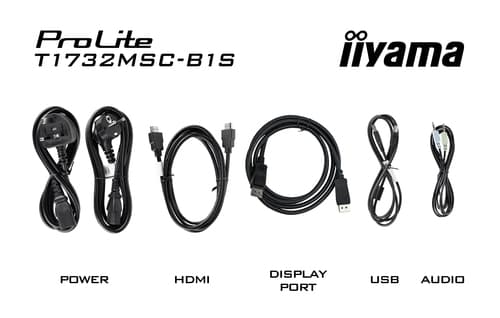 iiyama ProLite computer monitor 43.2 cm (17") 1280 x 1024 pixels SXGA LED Touchscreen Table Black