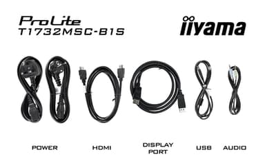 iiyama ProLite computer monitor 43.2 cm (17") 1280 x 1024 pixels SXGA LED Touchscreen Table Black view 20