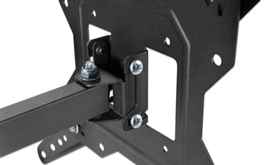 Manhattan Wall Mount for TV & Monitors (Full Motion), For screens 32" to 55", VESA compatibility: all between 100x100mm to 400x400mm - check the dimensions of the four mounting holes on back of screen to ensure it fits, Max 30kg, Black, Bracket view 10