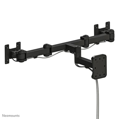 Neomounts FPMA-W960D Dual monitor/TV mount wall 10-27" - full motion view 5
