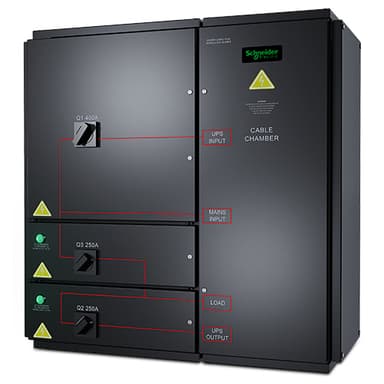 APC SYMMETRA PX 96/160KW WALL-MOUNTED MAINTENANCE BYPASS PANEL, 400V view 2