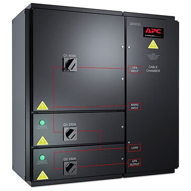 APC SYMMETRA PX 96/160KW WALL-MOUNTED MAINTENANCE BYPASS PANEL, 400V view 4