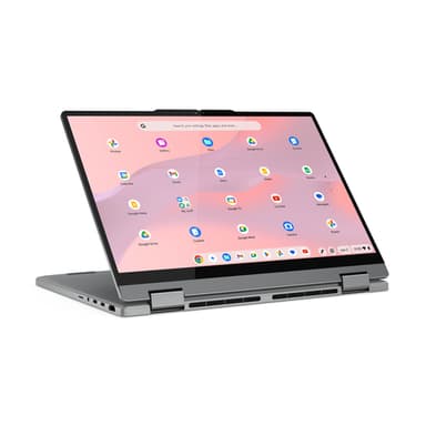 Lenovo Chrome 2in1 14IRU10 Intel Core 5 120U Chromebook 35.6 cm (14") Touchscreen WUXGA 8 GB LPDDR5-SDRAM 128 GB UFS Wi-Fi 6E (802.11ax) ChromeOS Grey English view 3
