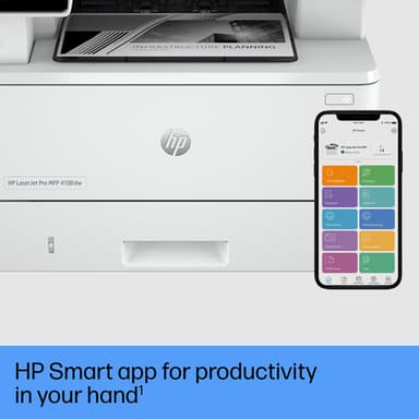 HP LaserJet Pro MFP 4102dw Printer Laser A4 1200 x 1200 DPI 40 ppm Wi-Fi view 9