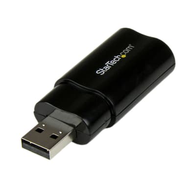 StarTech.com USB Stereo Audio Adapter External Sound Card - TAA view 2