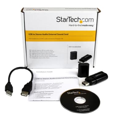 StarTech.com USB Stereo Audio Adapter External Sound Card - TAA view 5