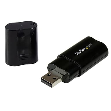 StarTech.com USB Stereo Audio Adapter External Sound Card - TAA view 1