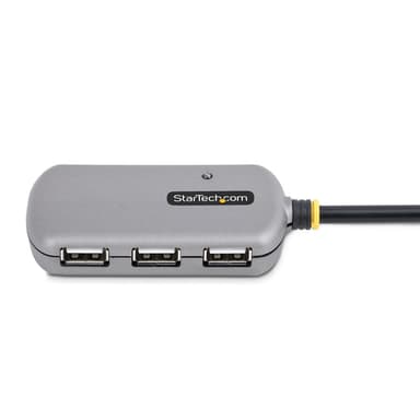 StarTech.com USB Extender Hub, 24m USB 2.0 Extension Cable with 4-Port USB-A Hub, Active/Bus Powered USB Repeater Cable, Optional 10W Power Supply Included, ESD Protection view 3