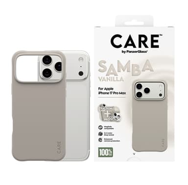 PanzerGlass CARE™ by ® Samba Case Vanilla w. MagSafe iPhone 17 Pro Max view 2