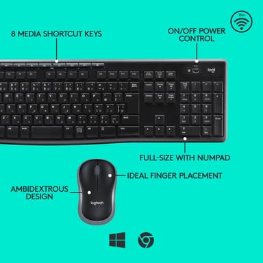 Logitech Wireless Combo MK270 view 10