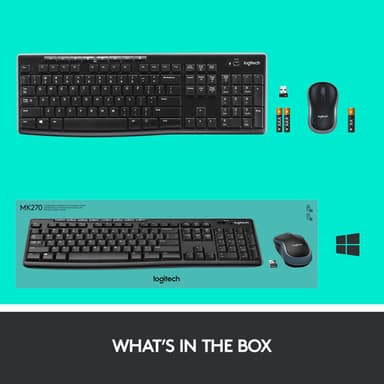 Logitech Wireless Combo MK270 view 14