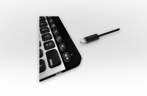 Logitech 920-004270 mobile device keyboard AZERTY French Bluetooth Black, White
