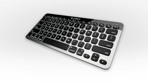 Logitech 920-004270 mobile device keyboard AZERTY French Bluetooth Black, White