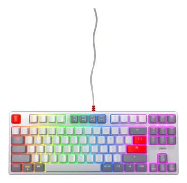 CHERRY K4V2 RGB Tenkeyless Retro edition, Mechanical gaming keyboard, US view 1
