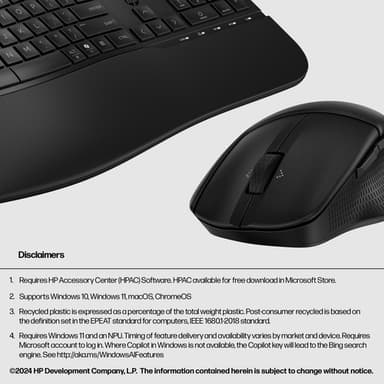 HP 685 Comfort Dual-Mode Keyboard and Mouse Combo view 5