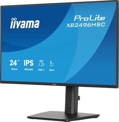 iiyama ProLite XB2496HSC-B1 computer monitor 60.5 cm (23.8") 1920 x 1080 pixels Full HD LED Black view 3
